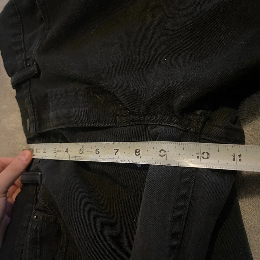 Levis 513 Jeans Mens 31x32 Black Slim Straight Denim Pants Stretch Streetwear